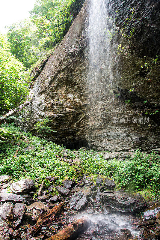 北卡罗来纳州Barnardsville的Douglas Falls